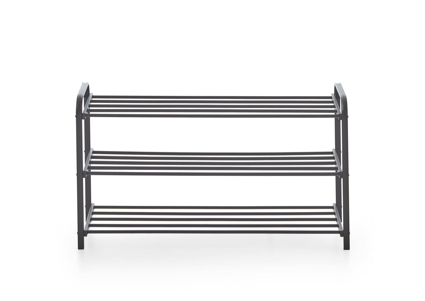 Shoe Rack Manfred in Black Metal