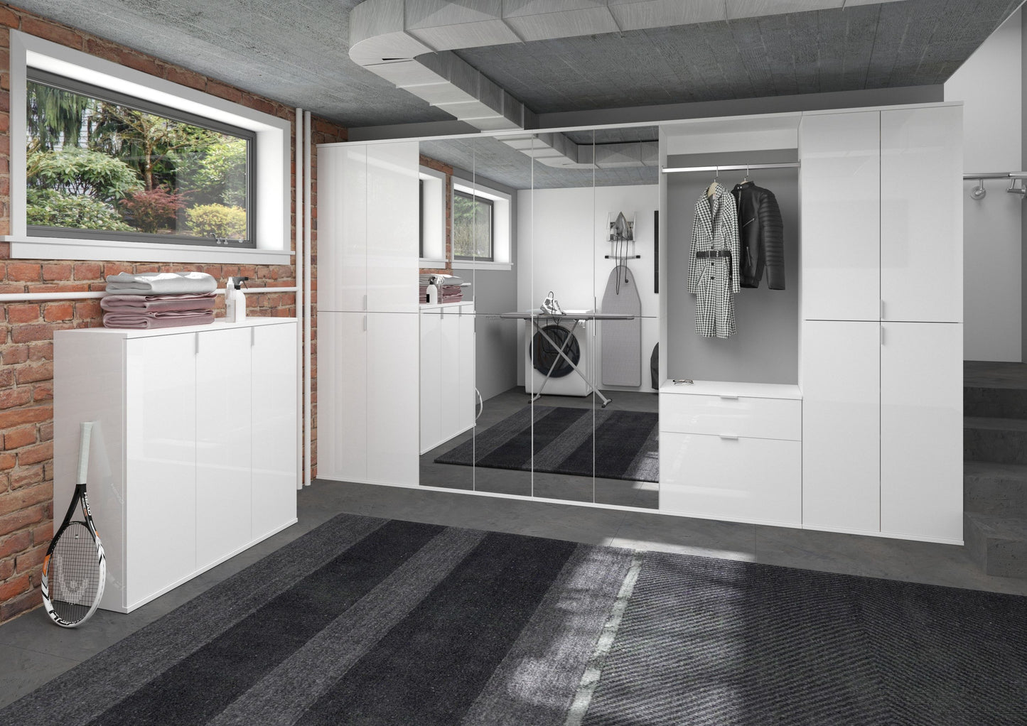 Homes & Jones Schuhschrank Kommode, Universalschrank-Mehrzweckschrank