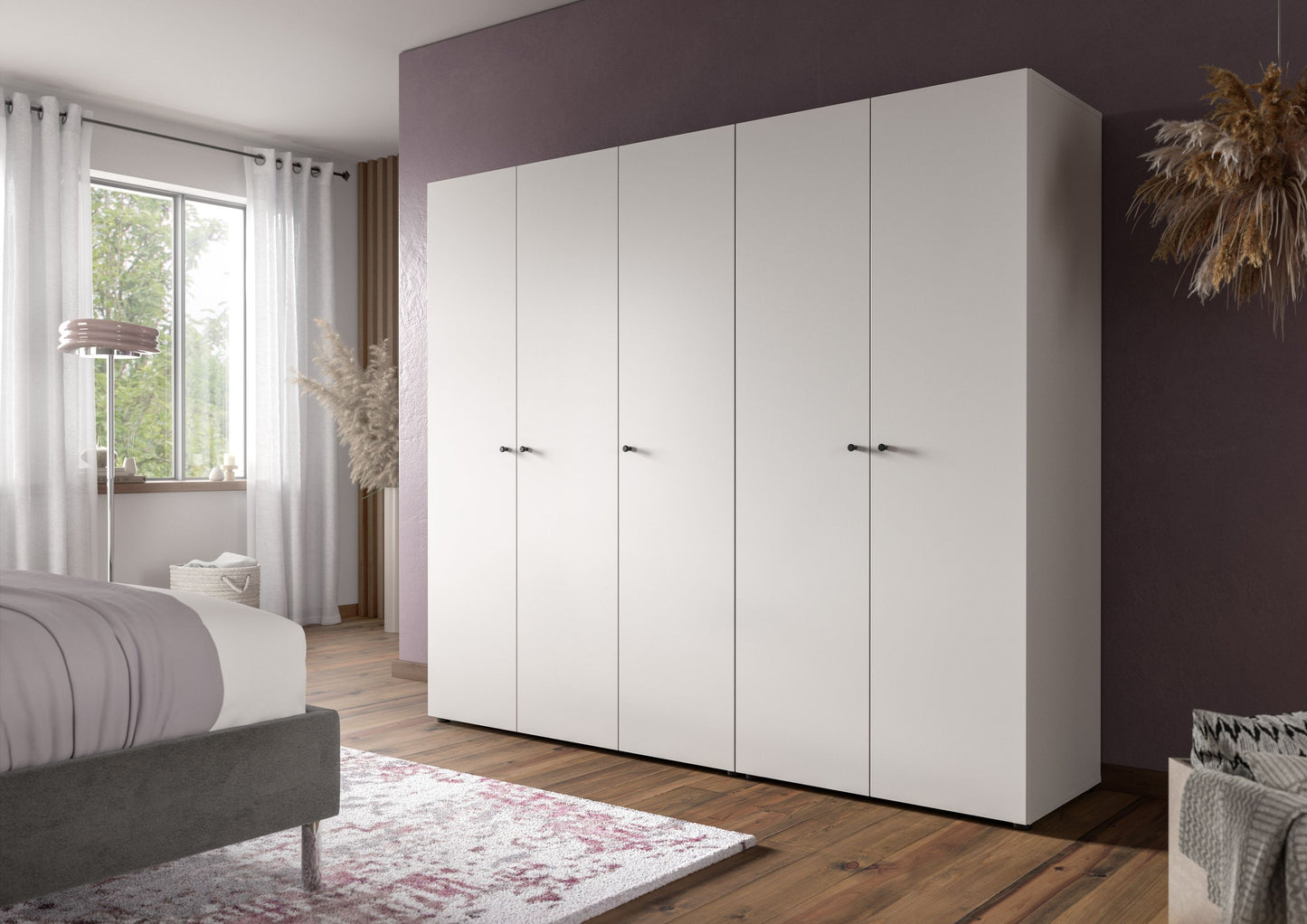Homes & Jones Kleiderschrank 2.tlg, Gesamtbreite 200 cm, Universalschrank