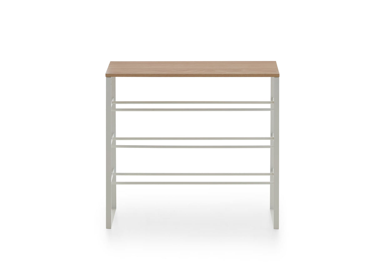Susi Shoe Rack with 4 Tiers - Open Shoe Rack Made of Wood and Metal
