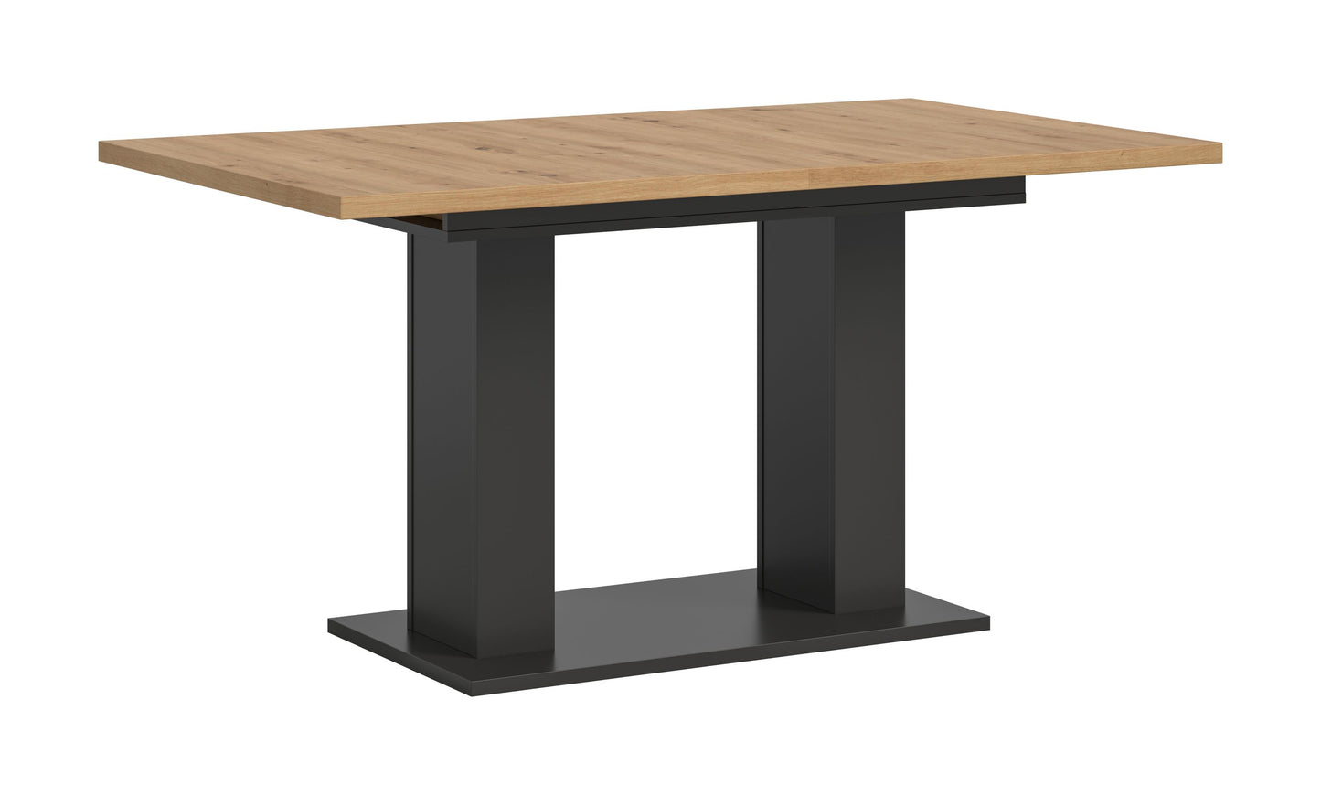 Table de salle à manger MOTION (L/H/P : env. 150/76/90 cm) en blanc/cachemire