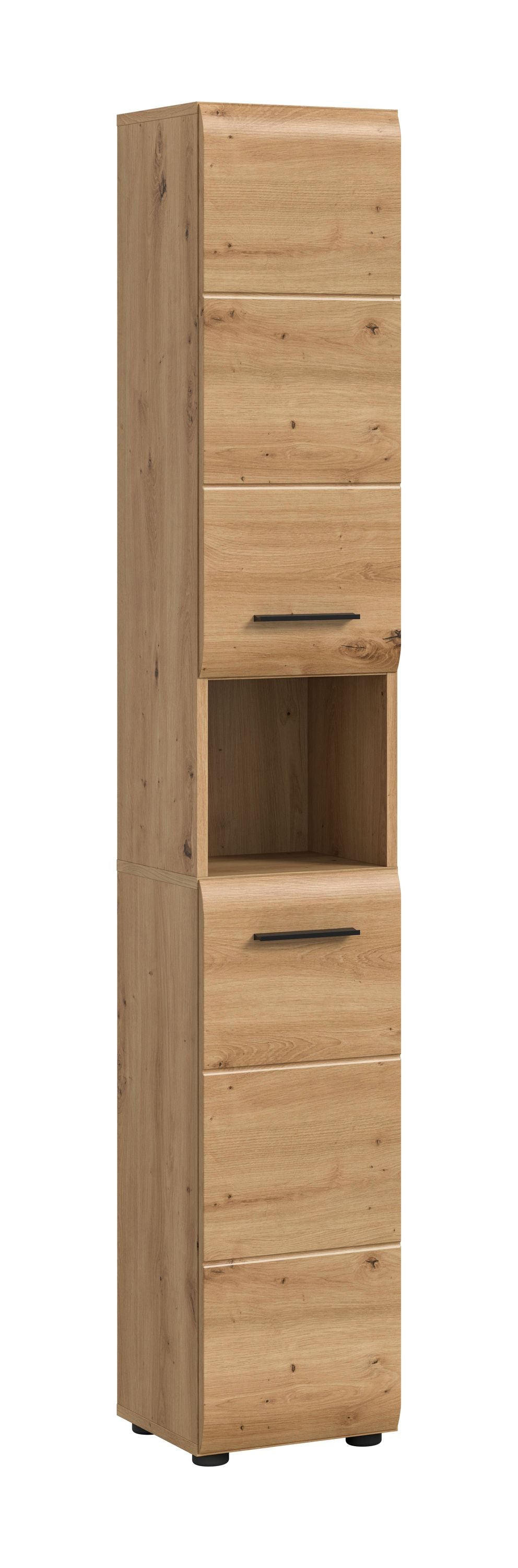 Homes & Jones Badhochschrank schmal 30 cm breit, Badschrank, Badmöbel