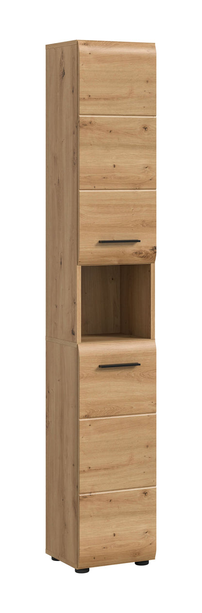 Homes & Jones Badhochschrank schmal 30 cm breit, Badschrank, Badmöbel