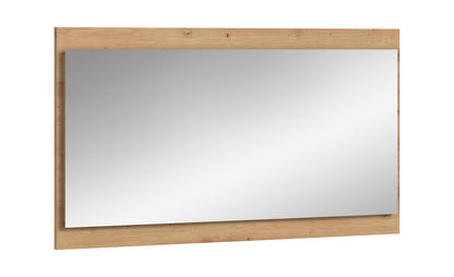 Homes & Jones Spiegel 110 cm breite, Spiegel auf Rahmen in Holzoptik, Flurmöbel