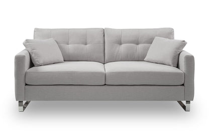 Homes & Jones Sofa 2,5-Sitzer, Modernes Sofa mit Stoffbezug in Flachgewebe