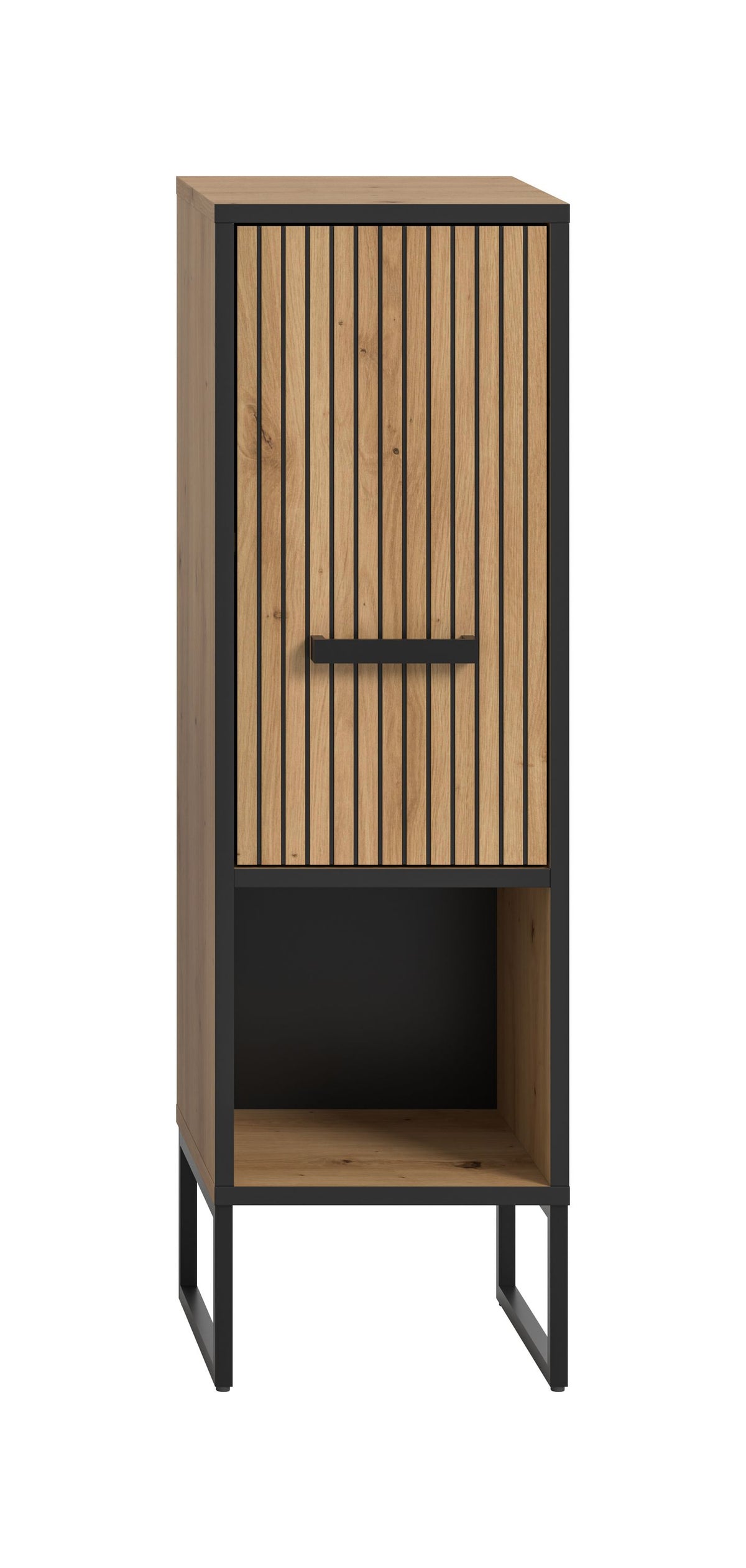 Tall cabinet BAGNO (W/H/D: approx. 30/101/32 cm) in Artisan Oak replica/Artisan Oak replica