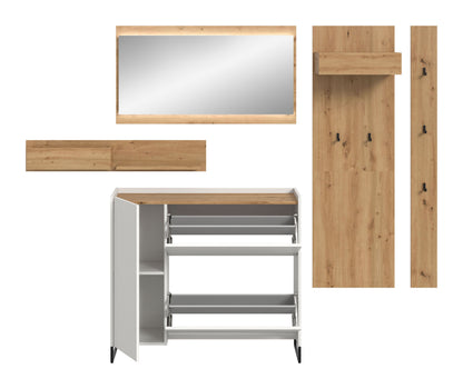 Ensemble d'entrée DRIVE (L/H/P : env. 236/192/32 cm) en sauge/sauge