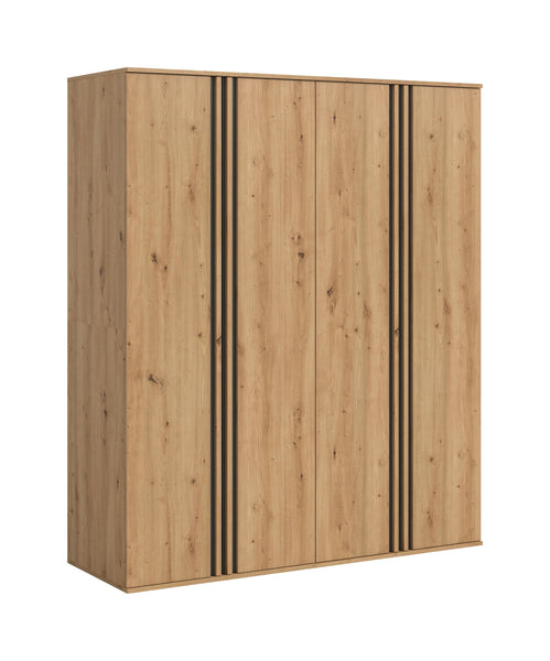 Kleiderschrankkombination TOFTA (B/H/T: ca. 160/190/56 cm) in Artisan Eiche Nachbildung/Artisan Eiche Nachbildung