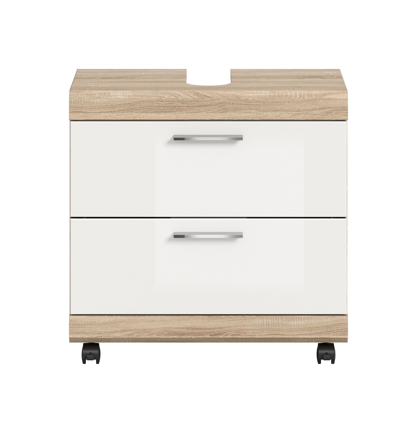 Homes & Jones Waschbeckenunterschrank auf Rollen, Schrank easy to handle