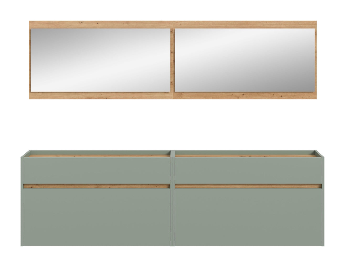 Homes & Jones Garderobe 4-tlg., Garderobenkomplettset, Dielenmöbel-Flurmöbel