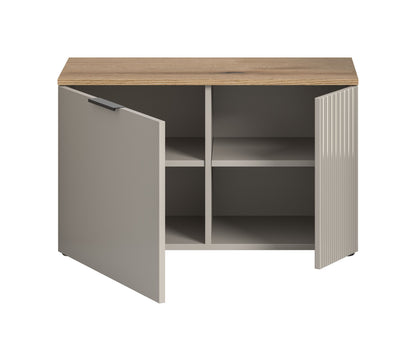Banc SLIDE (L/H/P : env. 80/48/36 cm) en Cachemire/Cachemire