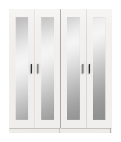 Homes & Jones Kleiderschrank 2-tlg., Schlafzimmerschrank 2x je 80 cm breit, 160 cm