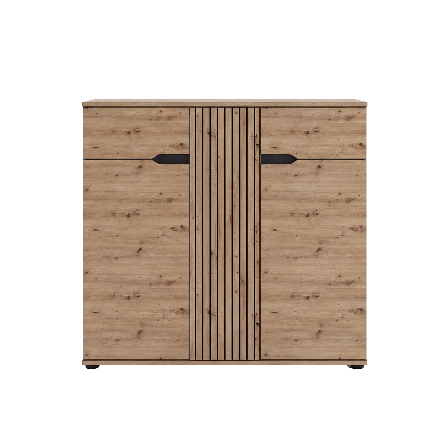 Keno Schuhkommode (B/H/T: 104x98x37 cm) in Artisan Eiche Nachbildung