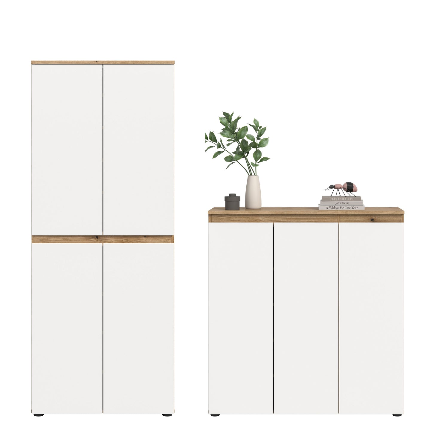 Homes & Jones Universalschrank 2-tlg., Mehrzweckschrank, Breite Gesamt 190 cm