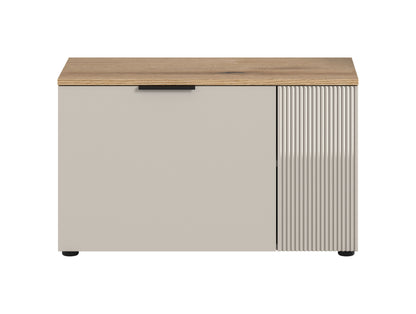 Banc SLIDE (L/H/P : env. 80/48/36 cm) en Cachemire/Cachemire