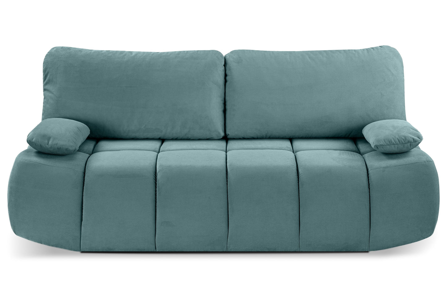 Canapé convertible Lauder – Canapé tendance en velours côtelé avec fonction couchage
