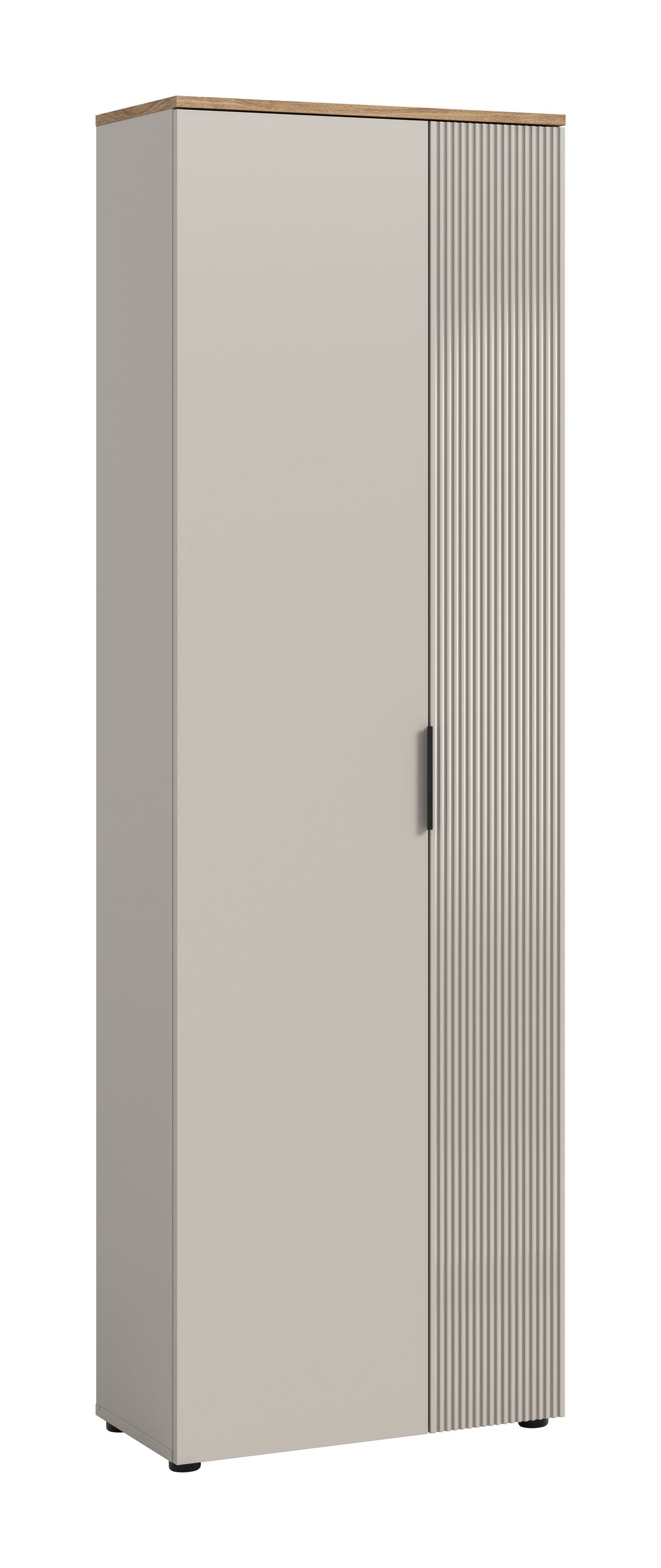Armoire SLIDE (L/H/P : env. 60/190/36 cm) en cachemire/cachemire
