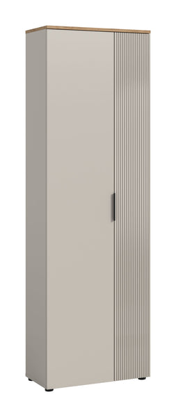 Armoire SLIDE (L/H/P : env. 60/190/36 cm) en cachemire/cachemire