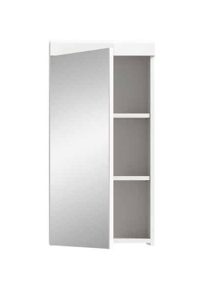 Scout Spiegelschrank  (B/H/T: 40x79x18 cm) in Spiegelglas und Weiß