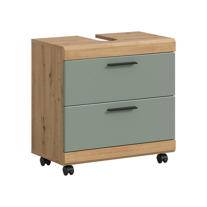 Homes & Jones Waschbeckenunterschrank auf Rollen, Schrank easy to handle