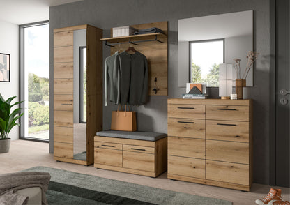 Homes & Jones Garderobe 5-tlg., Garderobenkomplettset, Dielenmöbel-Flurmöbel