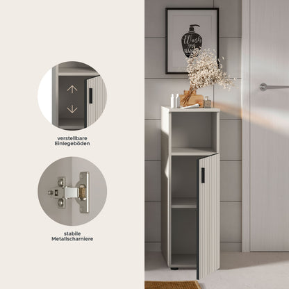 Meuble de salle de bain MONE (L/H/P : env. 30/95/30 cm) coloris Cachemire/Cachemire