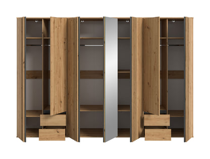 Homes & Jones Kleiderschrank 3-tlg., Schlafzimmerschrank 3x je 80 cm breit, 240 cm