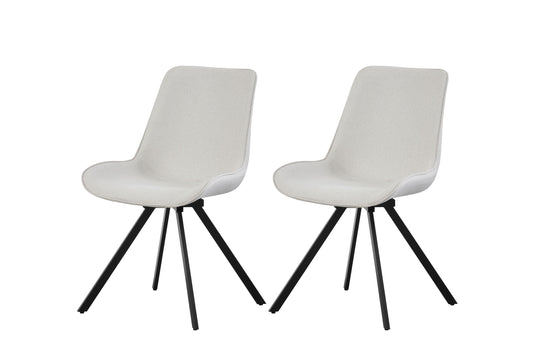 Stuhl Rio 2er Set – Moderner Drehstuhl im skandinavischen Design