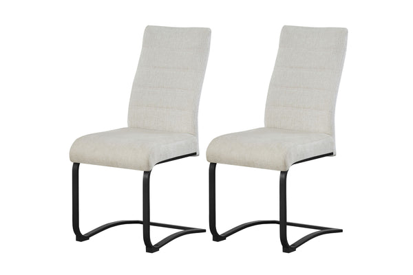 Stuhl Stockholm 2er Set – Moderner Polsterstuhl mit Taschenfederkern