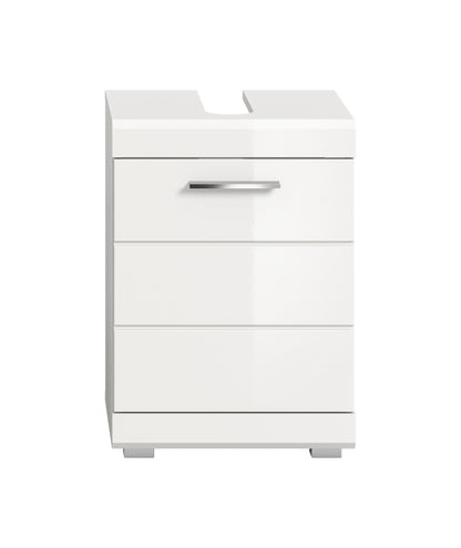 Scout Waschbeckenunterschrank  (B/H/T: 40x56x34 cm) in Weiß hochglanz und Weiß