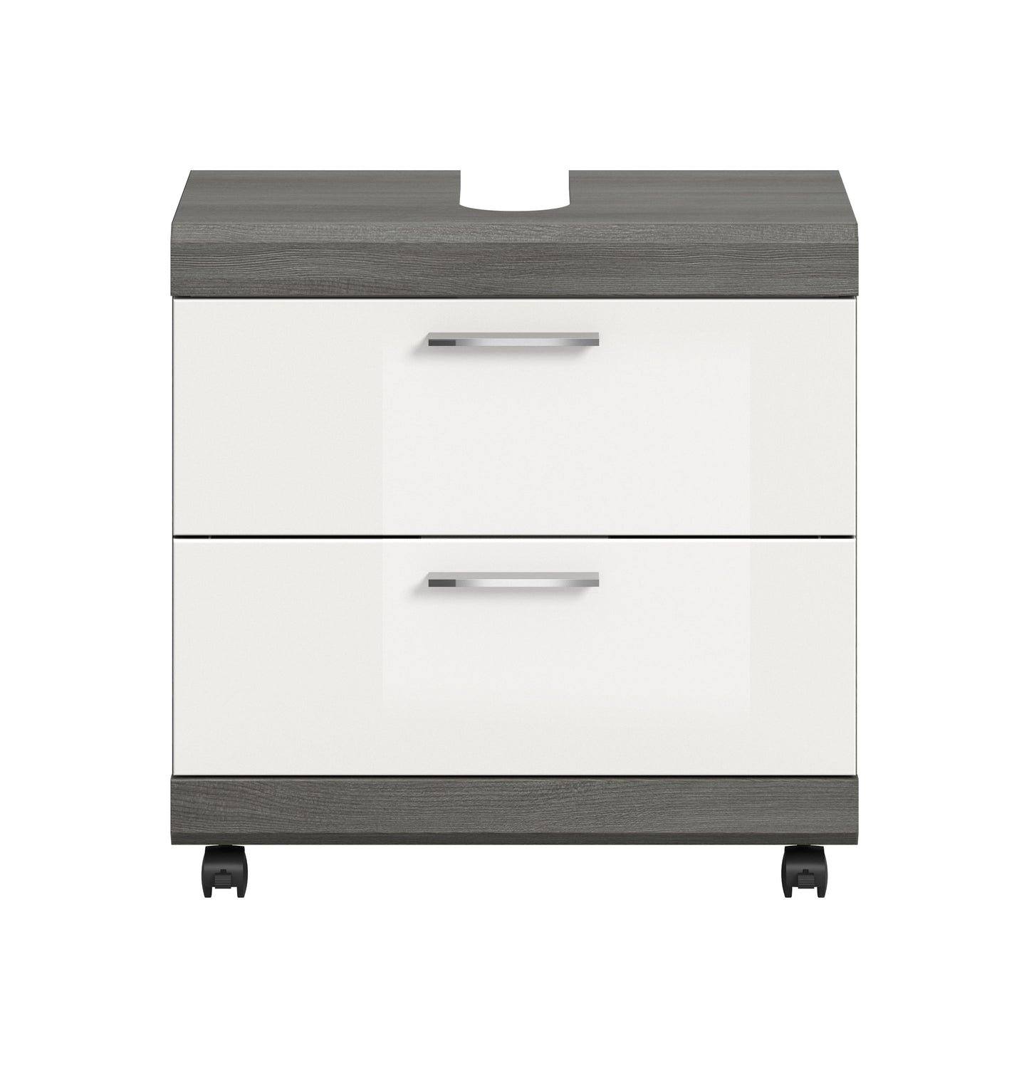 Homes & Jones Waschbeckenunterschrank auf Rollen, Schrank easy to handle