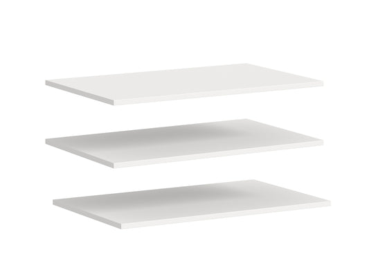 Shelf Set ACCESSORIES (W/H/D: approx. 77/2/33 cm) in white/white