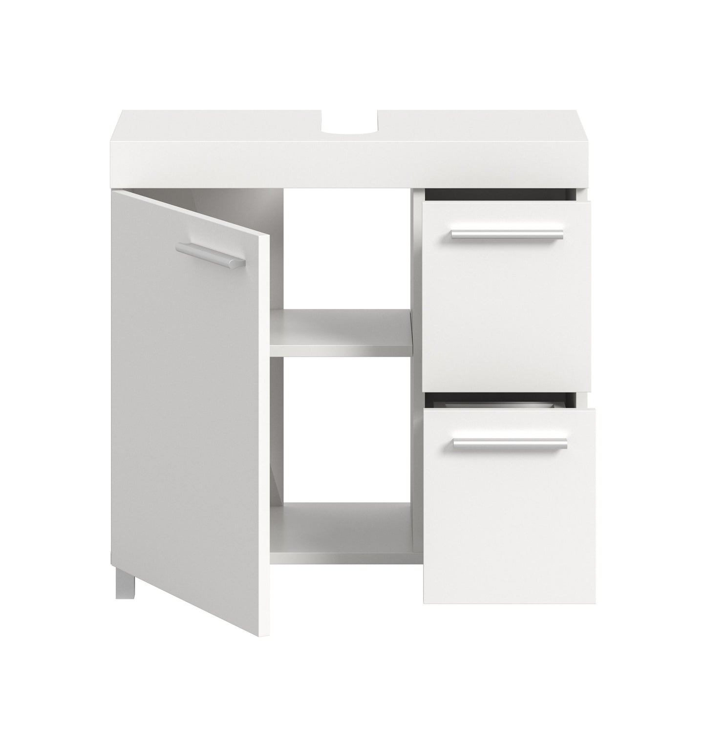 Noah Waschbeckenunterschrank  (B/H/T: 65x63x31 cm) in Weiß