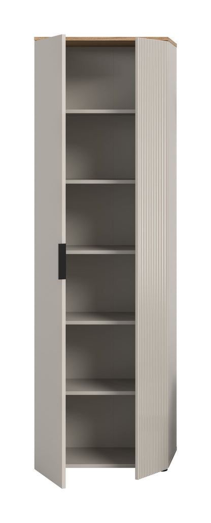Armoire SLIDE (L/H/P : env. 60/190/36 cm) en cachemire/cachemire