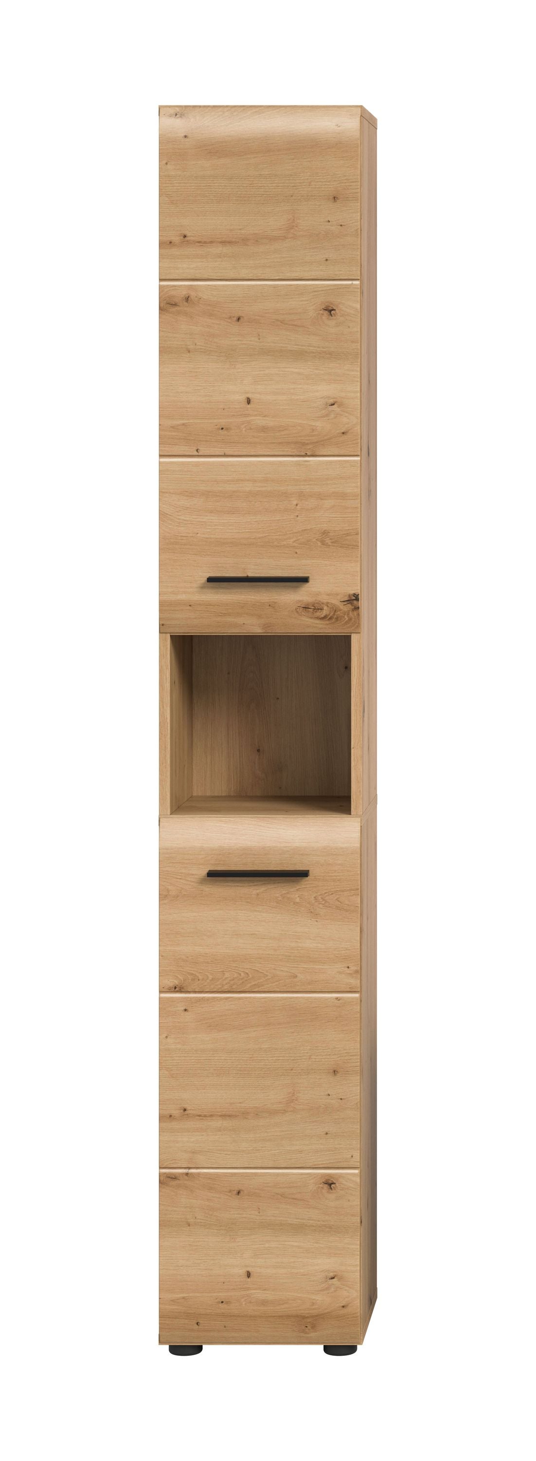 Homes & Jones Badhochschrank schmal 30 cm breit, Badschrank, Badmöbel