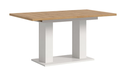 Table de salle à manger MOTION (L/H/P : env. 150/76/90 cm) en blanc/cachemire