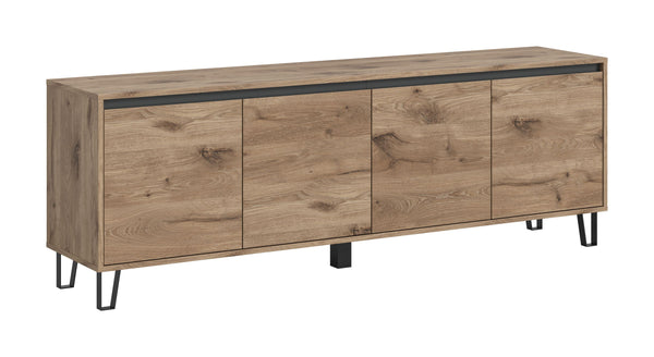 Lowboard BALTON (B/H/T: ca. 184/64/40 cm) in Viking Oak Nachbildung/Viking Oak Nachbildung