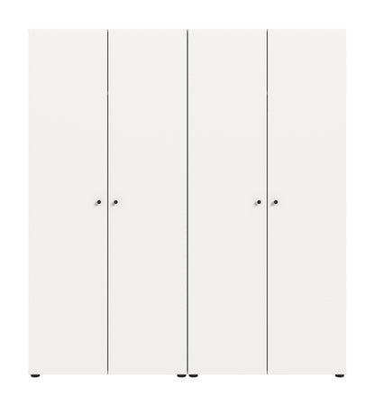 Combinaison de penderies DARWIN (L/H/P : env. 160/176/51 cm) en anthracite/anthracite