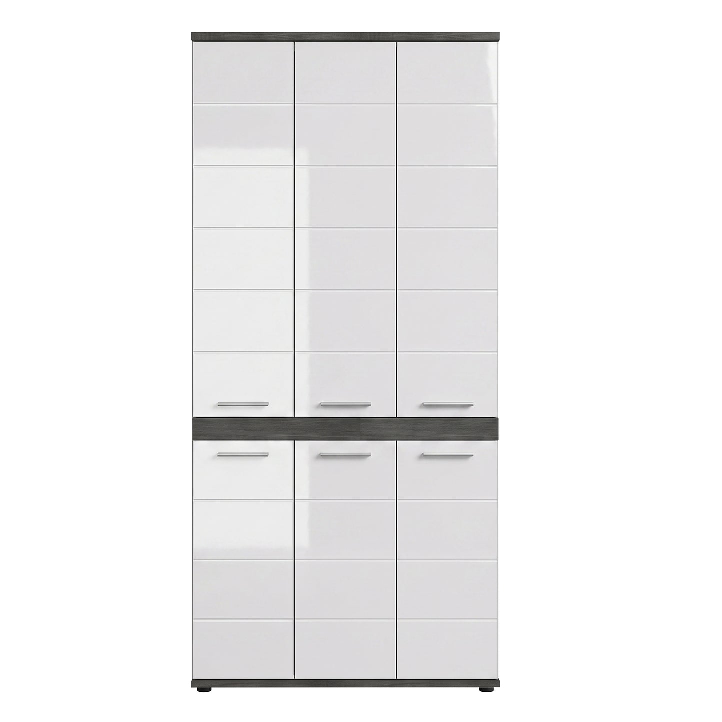 Blake Hochschrank (B/H/T: 90x191x31 cm) in Salbei und Artisan Eiche Nachbildung