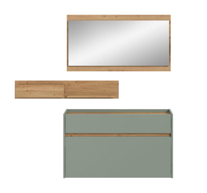 Ensemble de vestibule DRIVE (L/H/P : env. 140/192/32 cm) en sauge/sauge