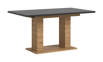 Table de salle à manger MOTION (L/H/P : env. 150/76/90 cm) en blanc/cachemire