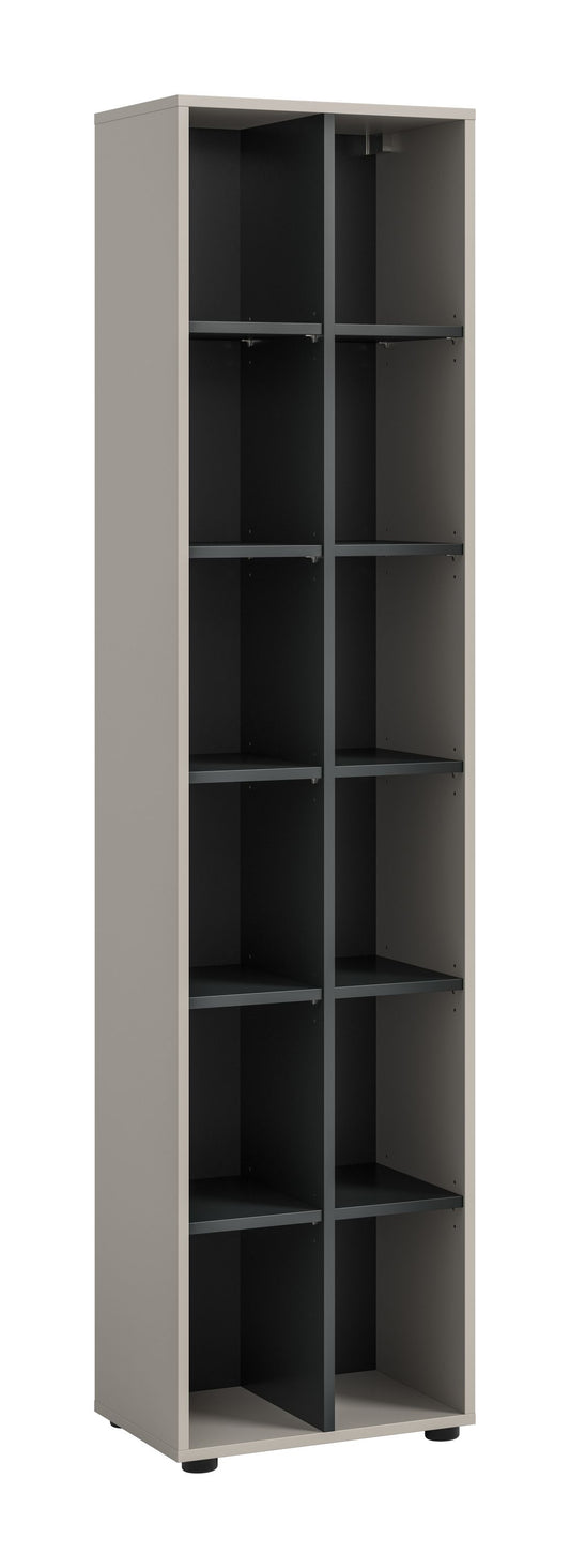 Étagère de rangement NOIDA (L/H/P : env. 45/192/35 cm) en Cachemire/Cachemire