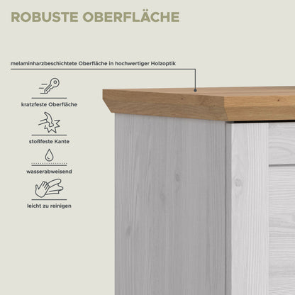 Secretary VERONA (W/H/D: approx. 84/122/42 cm) in Sibiu Larch Reproduction/Sibiu Larch Reproduction