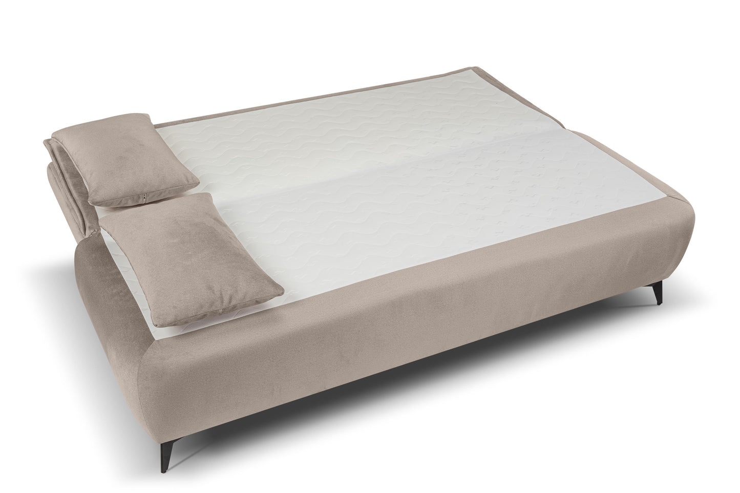 Canapé convertible Sendi – Luxueux canapé en velours avec fonction couchage