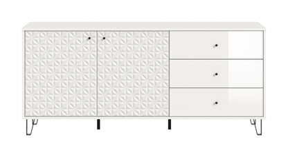 Homes & Jones Sideboard-Wohnzimmerschrank 169 cm breit, Wohnmöbel