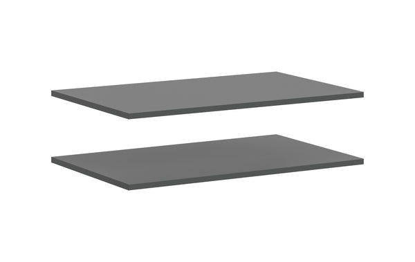 Lot de 2 tablettes ACCESSOIRES (L/H/P : env. 76,5/2/48 cm) en anthracite/--