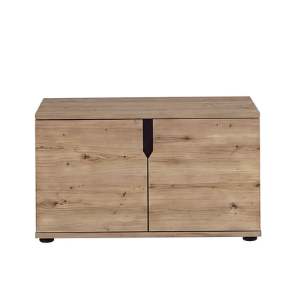 Keno Sitzbank (B/H/T: 80x44x37 cm) in Artisan Eiche Nachbildung