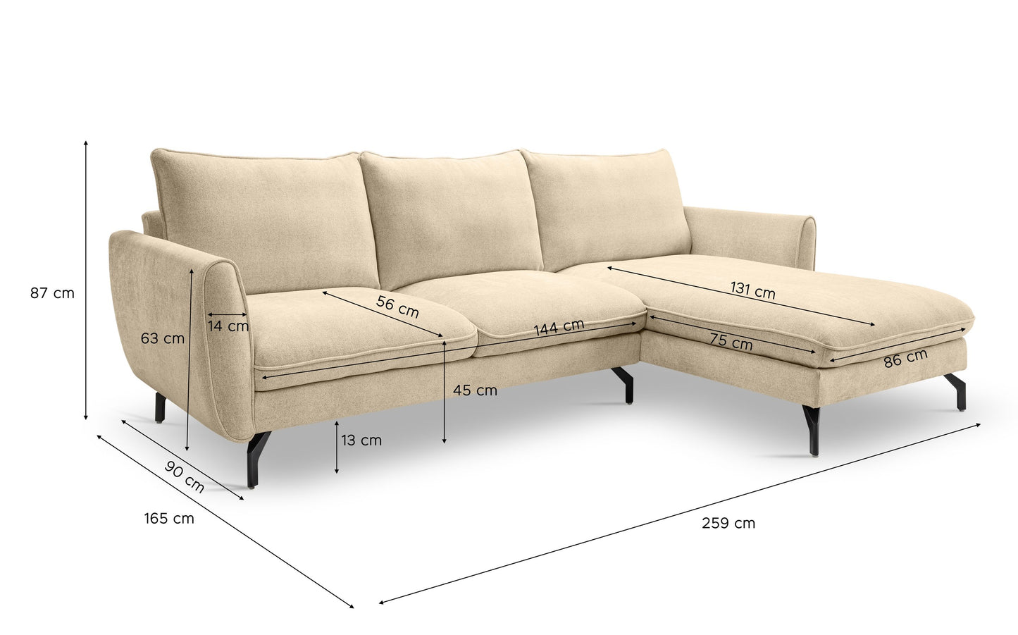 Corner Sofa Toronto – Sustainable Living Area with Cold Foam Upholstery