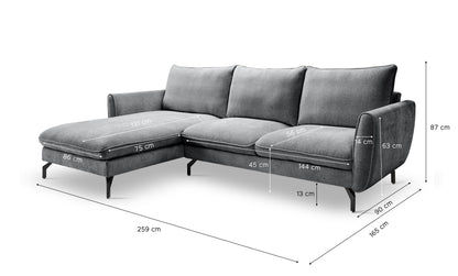 Corner Sofa Toronto – Sustainable Living Area with Cold Foam Upholstery