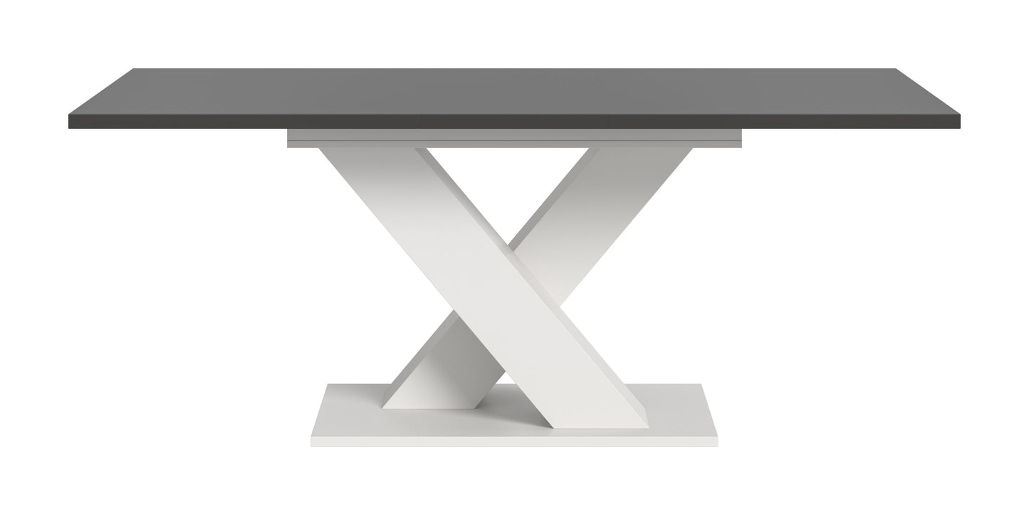 Table de salle à manger MOTION (L/H/P : env. 150/76/90 cm) en blanc/cachemire